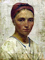 Portrait of a Peasant Girl, venetsianov
