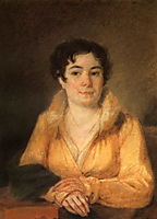 Portret of L.A. Stromilova, 1820, venetsianov