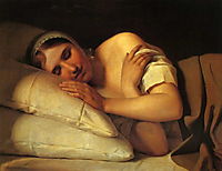Sleeping Girl, venetsianov