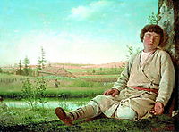 Sleeping Herd-Boy, 1824, venetsianov