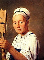 The Spinner, venetsianov