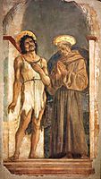 St. John the Baptist and St. Francis of Assisi , veneziano