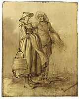 An Amorous Peasant Couple Conversing, 1631, venne