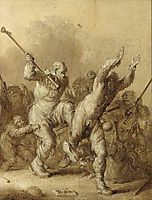 Beggars Fighting, 1634, venne