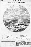 Emblem from Cats’ Monita amoris virginei, 1620, venne