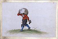 A Man Carrying a Sack, venne