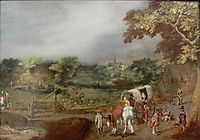A Summer Village Landscape with Horse, c.1625, venne