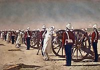Blowing from Guns in British India, 1884, vereshchagin