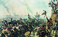 The end of Borodino battle, 1900, vereshchagin