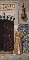 Eunuch at the door of the harem, vereshchagin