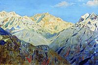 Himalayas. The main peak, 1875, vereshchagin