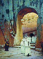 In Jerusalem. Royal tombs, 1885, vereshchagin