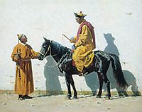Kalmyk-lama, 1870, vereshchagin