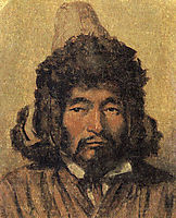 Kazakh with fur hat, c.1867, vereshchagin