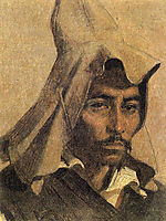 Kazakh with his national headdress, c.1867, vereshchagin