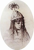 Kyrgyz girl, vereshchagin