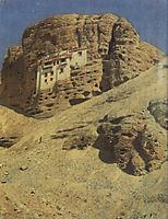 Monastery in a Rock. Ladakh, vereshchagin