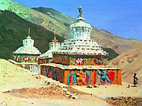 Posthumous monuments in Ladakh, vereshchagin