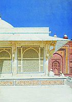 Tomb of Sheikh Salim Chishti in Fatehpur Sikri, 1876, vereshchagin