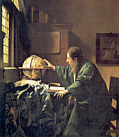 The Astronomer, 1668, vermeer