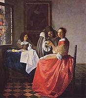 The girl with a wineglass, ~1659-1660, vermeer
