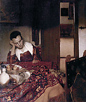 A maid asleep , c.1657, vermeer