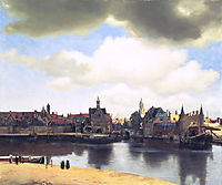 View on Delft , c.1661, vermeer