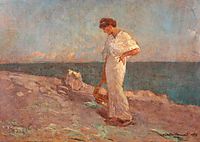 On the Seashore, 1913, vermont