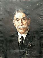 Portrait of a man, 1918, vermont