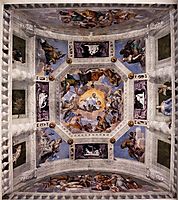 Ceiling of the Sala dell-Olimpo, 1560-61, veronese