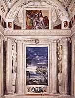 End wall of the Stanza del Cane, 1560-61, veronese