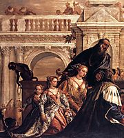 The Family of Darius before Alexander (detail), 1565-70, veronese