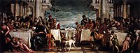 Feast at the House of Simon, 1567-70, veronese