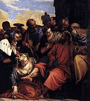 Feast in the House of Simon (detail), 1556-60, veronese