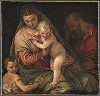 The Holy Family with the Infant St. John the Baptist, veronese