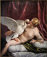Leda and the Swan in the Palace of Fesch Ajaccio, veronese