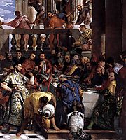 The Marriage at Cana, detail 2, 1563, veronese