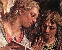The Marriage of Saint Catherine, detail 1, 1575, veronese
