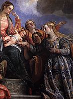 Mystical Marriage of St Catherine (detail), c. 1575, veronese