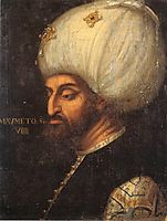 Portrait of Mehmed II, veronese