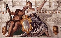 Prudence and Manly Virtue, 1560-61, veronese