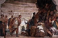 St Sebastian Reproving Diocletian, 1558, veronese