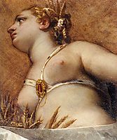 Venice, Hercules, and Ceres (detail), 1575, veronese