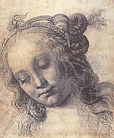 Woman Looking Down, verrocchio