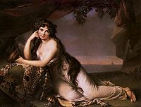 Lady Hamilton as Ariadne, 1790, vigeelebrun