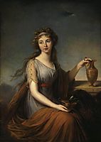 Portrait of Anna Pitt as Hebe, 1792, vigeelebrun