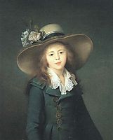 Portrait of Elisaveta Alexandrovna Demidova, nee Stroganova, 1792, vigeelebrun