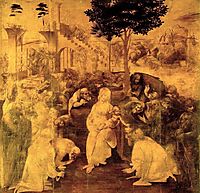 The Adoration of the Magi, 1480, vinci