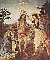 The Baptism of Christ, 1472-1475, vinci