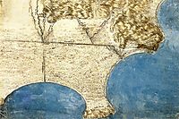 Bird-s eye view of sea coast, c.1515, vinci